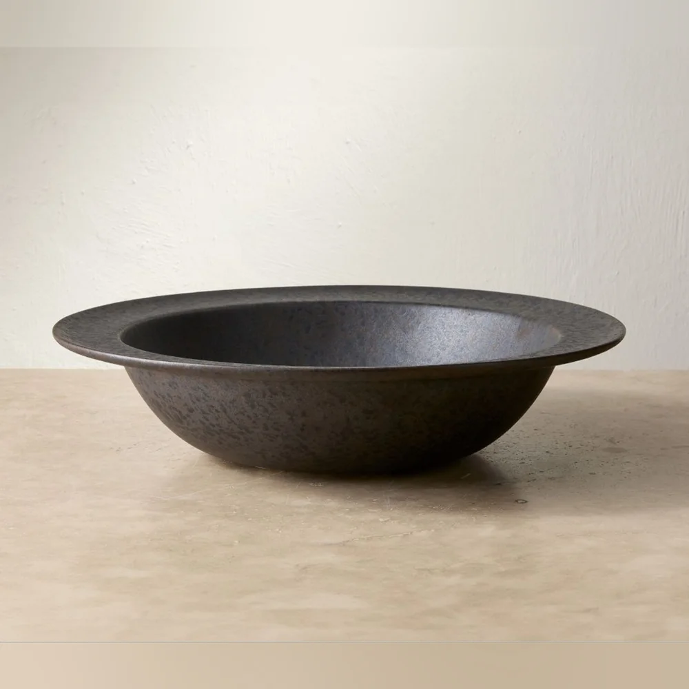 (354) WEST ELM Lucia Wide Rim Serving Bowl, Size L